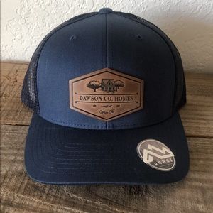 Range Leather Snap Back Hat
